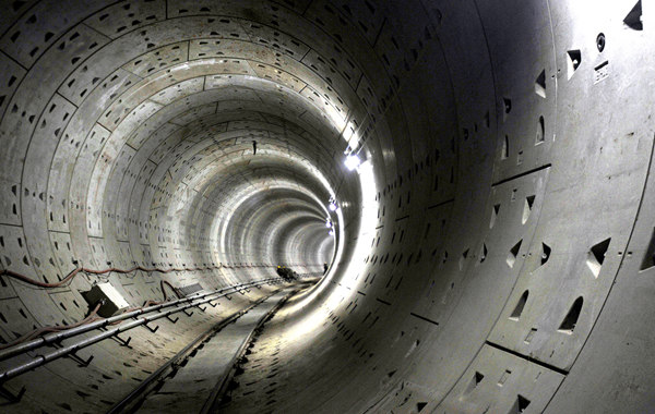 双线贯通 济南地铁R1线演马庄西站至济南西站