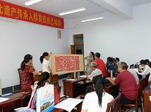 山东省非遗承人群剪纸技艺培训在临沂职业学院举办