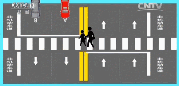 如何礼让斑马线不扣分5.gif