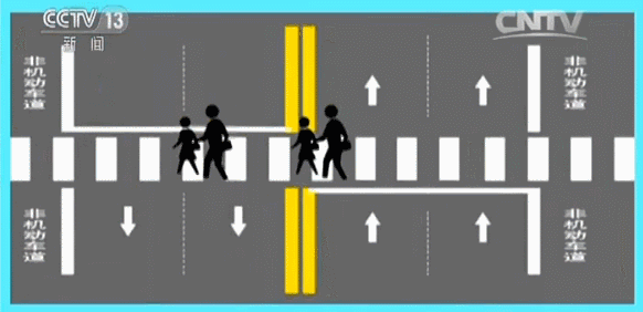 如何礼让斑马线不扣分6.gif