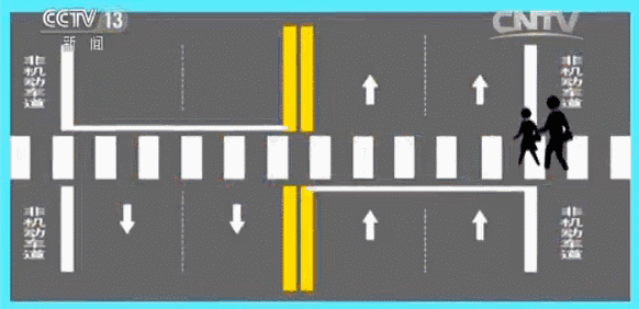 如何礼让斑马线不扣分1.gif