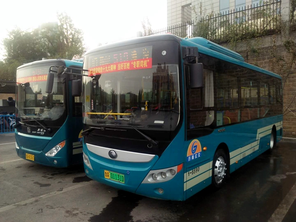 济南社区公交519路更换3部电动车 增加载客量 