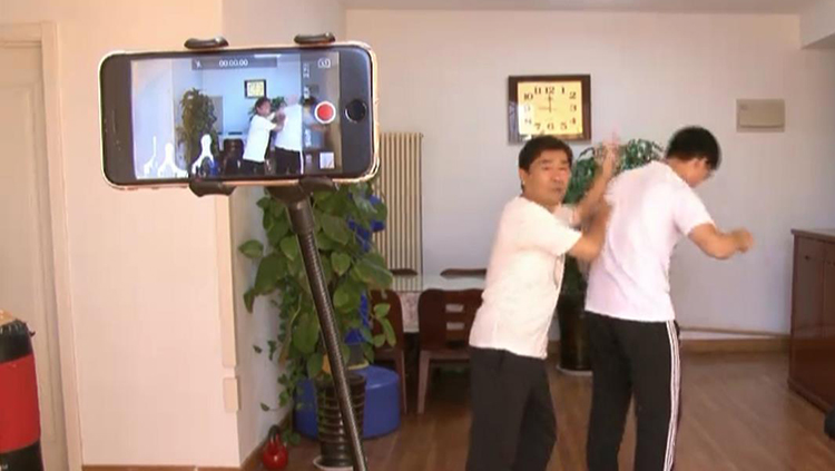济南武术名家直播教学徒弟遍布全国 授课视频火爆网络