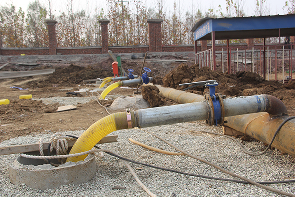 临沂新村污水处理厂开建 日处污水可达5000吨左右