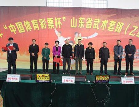 2017“中国体育彩票杯”山东省武术锦标赛在郯城举办