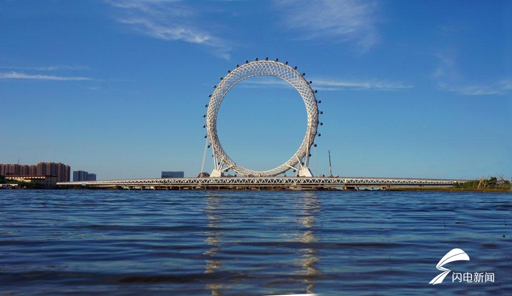 白浪河大桥摩天轮创下三项世界之最