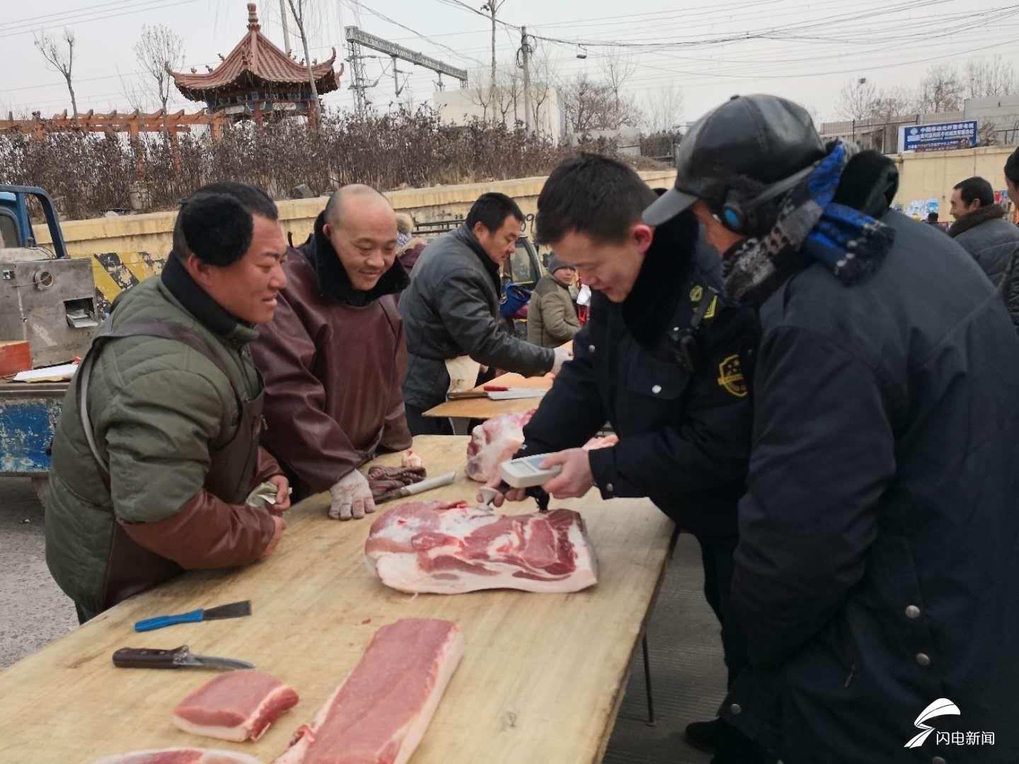 进一步提高农村肉品质量,2月2日起,德城区食药监管局对黄河涯镇农村