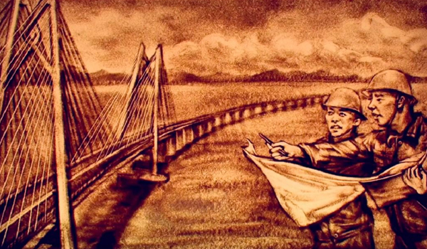 观众力荐《厉害了,我的国》 沙画再现经典场景