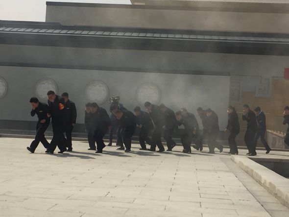 警钟长鸣!济南民政系统在莲花山殡仪馆举行消防演练