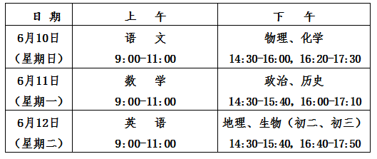 82秒丨2018德州中考政策发布 考试日期6月10