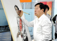 刘大为等近30位画家走进潍坊高新区 用妙笔“赞美”劳模工匠