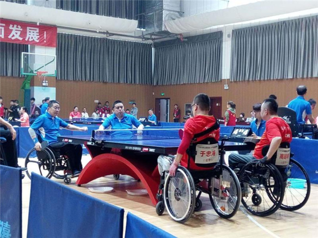 日照残疾运动员全国残疾人乒乓球锦标赛勇夺三金一银