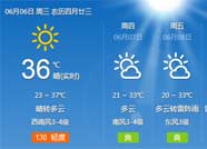 海丽气象吧丨滨州高温预警继续 局部38℃明日有望降温