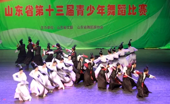 聊城原创舞蹈《季子挂剑》荣获省青少年舞蹈比赛二等奖