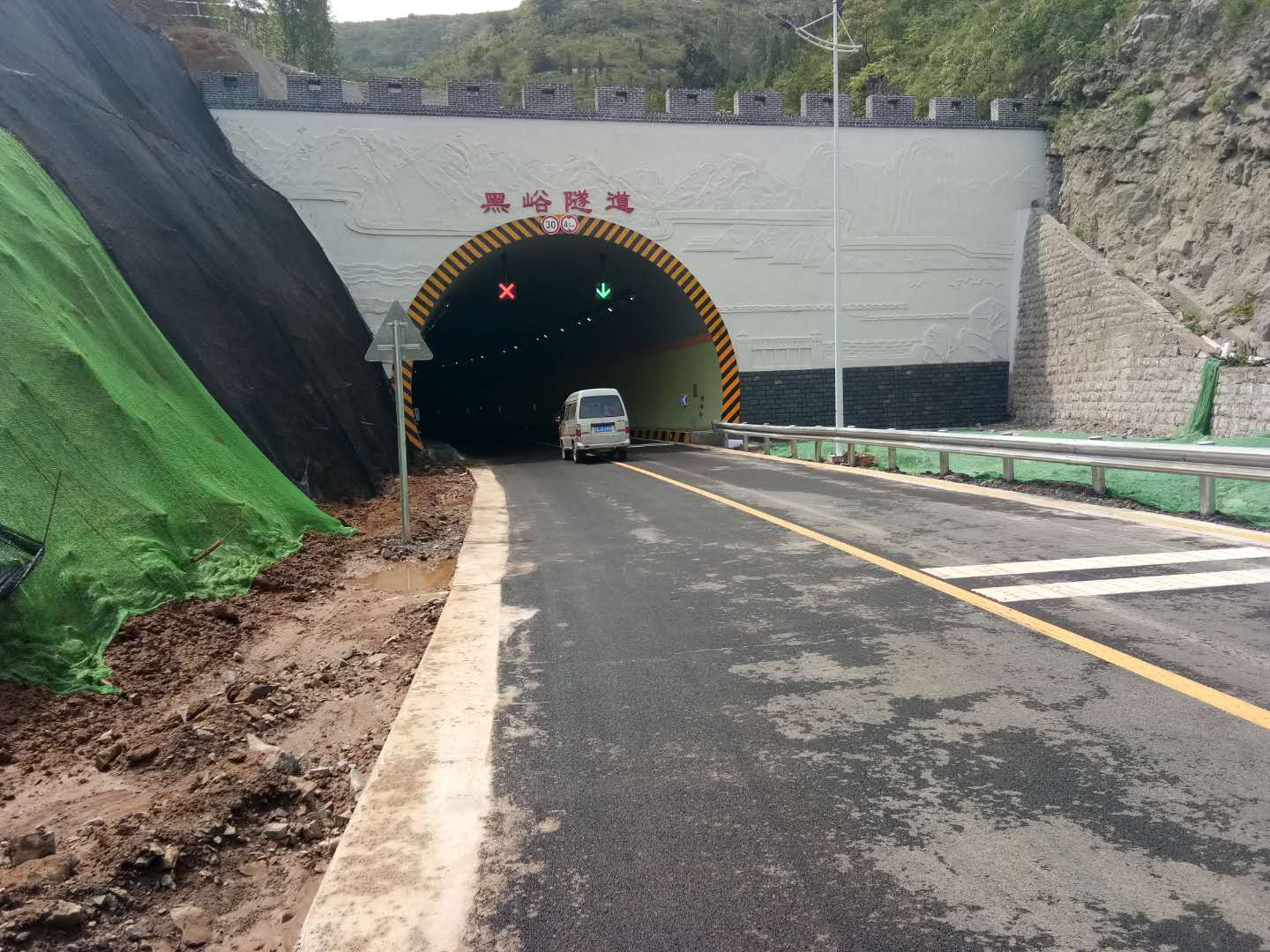 7月1日 淄川黑峪隧道通车!