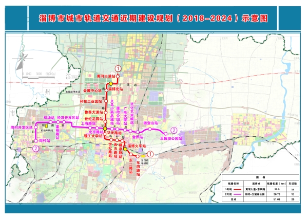 淄博城市轨道交通近期建设规划公开并面向市民征询意见