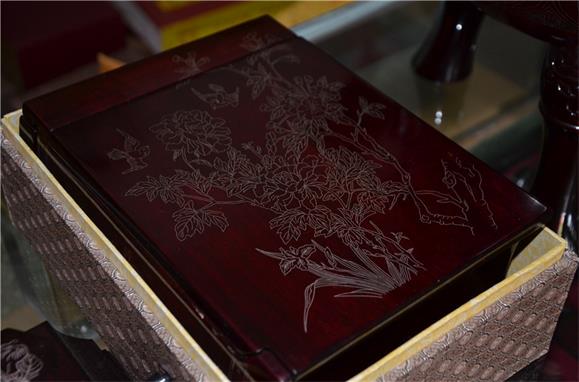 潍坊红木嵌银漆器走进北京恭王府博物馆