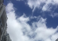 组图：暴风雨过后的滨州 蓝天白云美极了