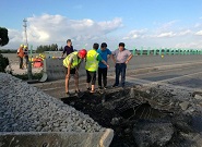 济青老丹河桥抢修加固施工进入冲刺阶段 预计12时完工
