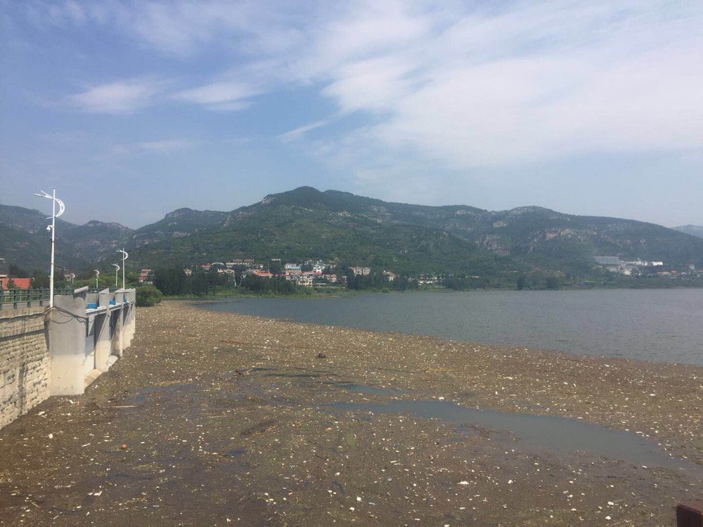 降雨冲刷致大量垃圾流入锦绣川水库 清淤至少持续15天