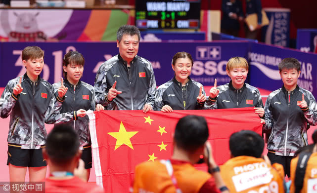 亚运会-中国女乒3-0朝鲜 收获4连冠前无古人