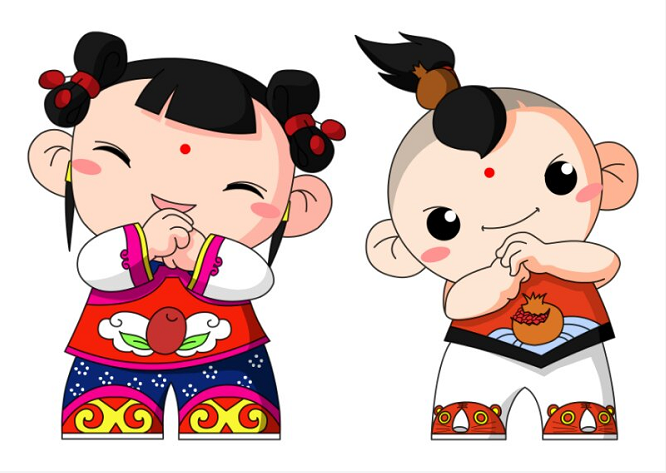 枣庄文博会吉祥物和logo发布 “枣妮、榴娃”正式亮相