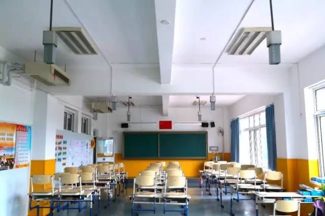除霾利器！济南市中区全区1729间教室全部用上“新风”