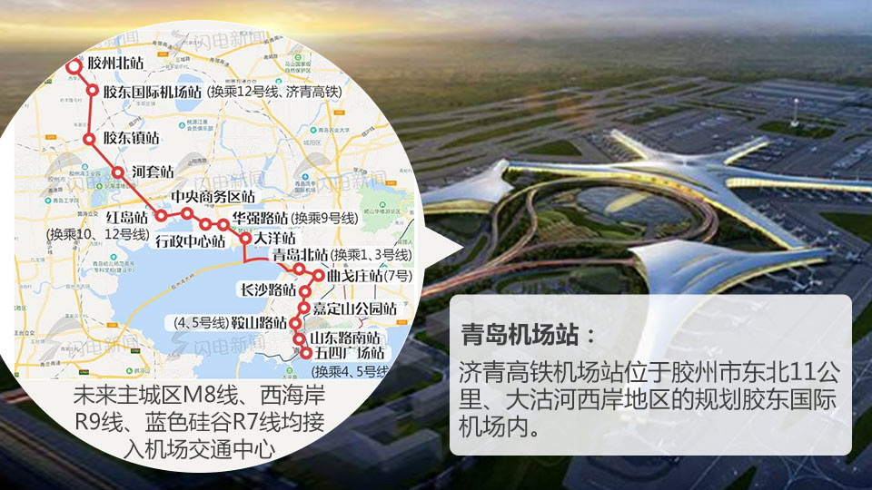 大沽河西岸地区的规划胶东国际机场内