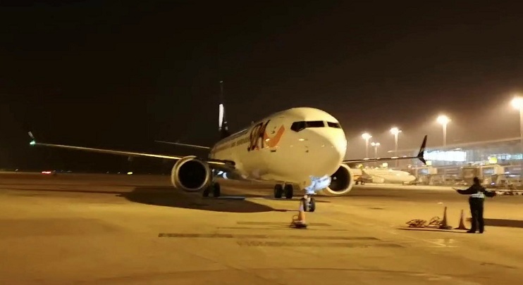 新飞机抵达！ 山东航空第121架飞机抵达济南机场