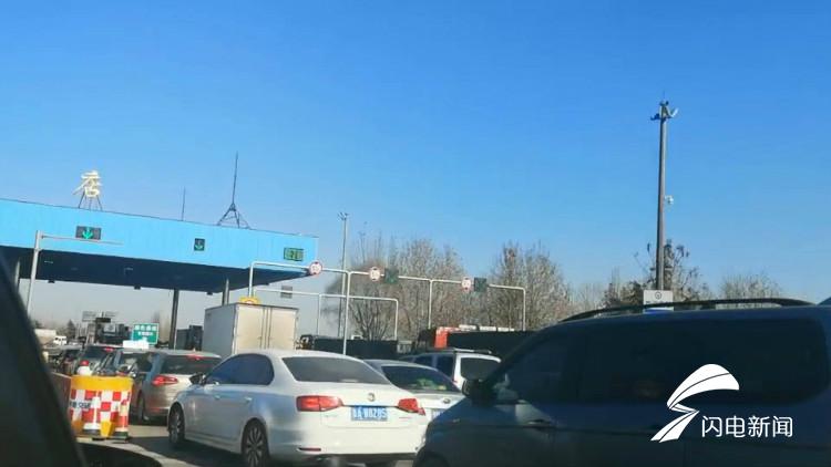 51秒丨元旦假期第一天就堵车?带你看济南高速路段通行