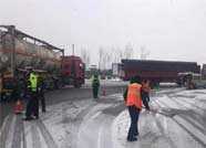 受降雪影响 滨州市境内11个高速收费站临时封闭