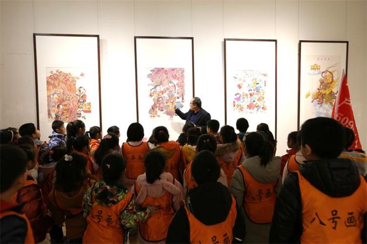 国家艺术基金资助项目 “潍坊年画新作展”在潍坊美术馆开展