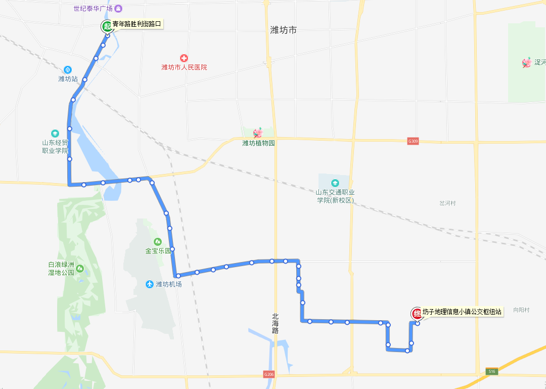 潍坊人1路63路等7条公交线路4月8日起恢复原线路运行