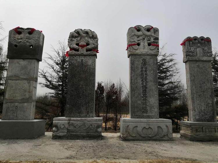 昌邑建成山东第一个乡镇碑林 石碑时代从清代初年延续至民国时期
