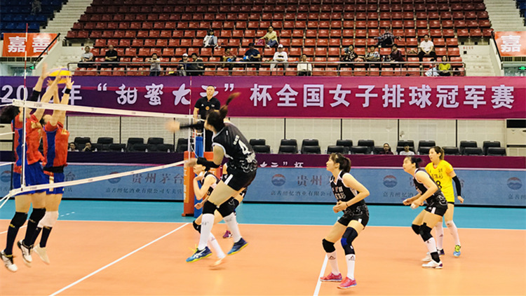 2019全国女排冠军赛第二轮：山东队3-0天津队取得两连胜