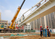 最新进展！潍坊潍县中路3座过街天桥主体建成