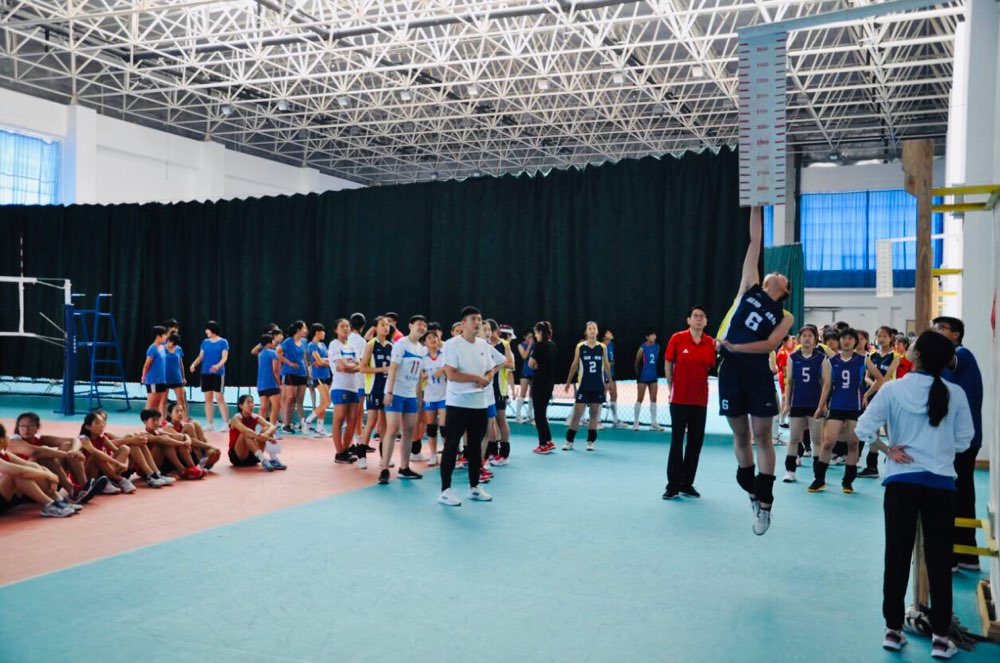 2019年山东省排球大集训完毕首次身体本质测试