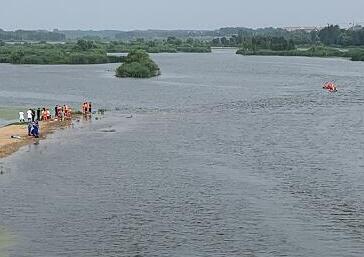 临沂兰山新桥镇祊河水域2名男子溺水 目前正在全力搜救