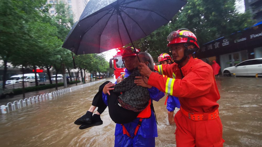 全力应对台风“利奇马”！山东消防今日已营救被困人员118人 无人员伤亡