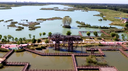 37秒丨脱贫攻坚见成效！聊城万亩黄河位山灌区湿地公园正在建成