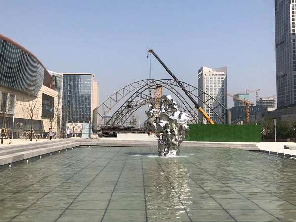 济南东部再添一个“泉城广场” 绸带公园9月28号对公众开放