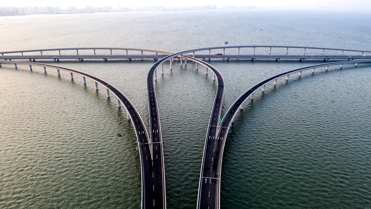 免费通行！胶州湾大桥李村河互通立交匝道年底开建 投资1.57亿元