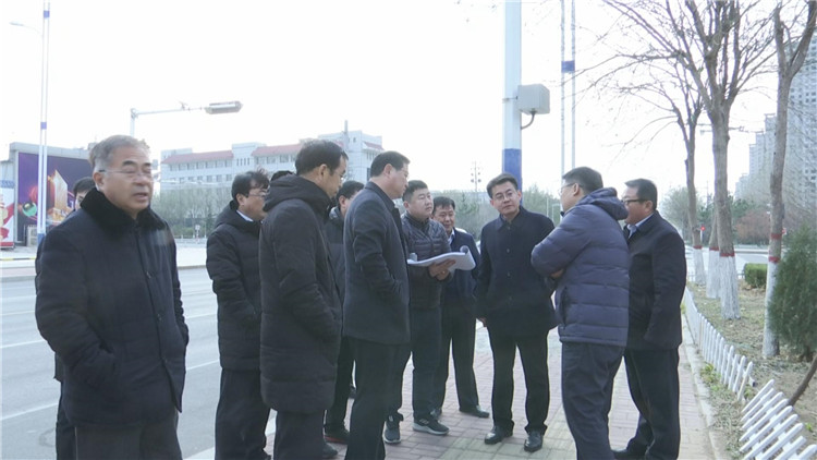 滨州市滨城区委副书记,区长张瑞杰现场调研城建项目
