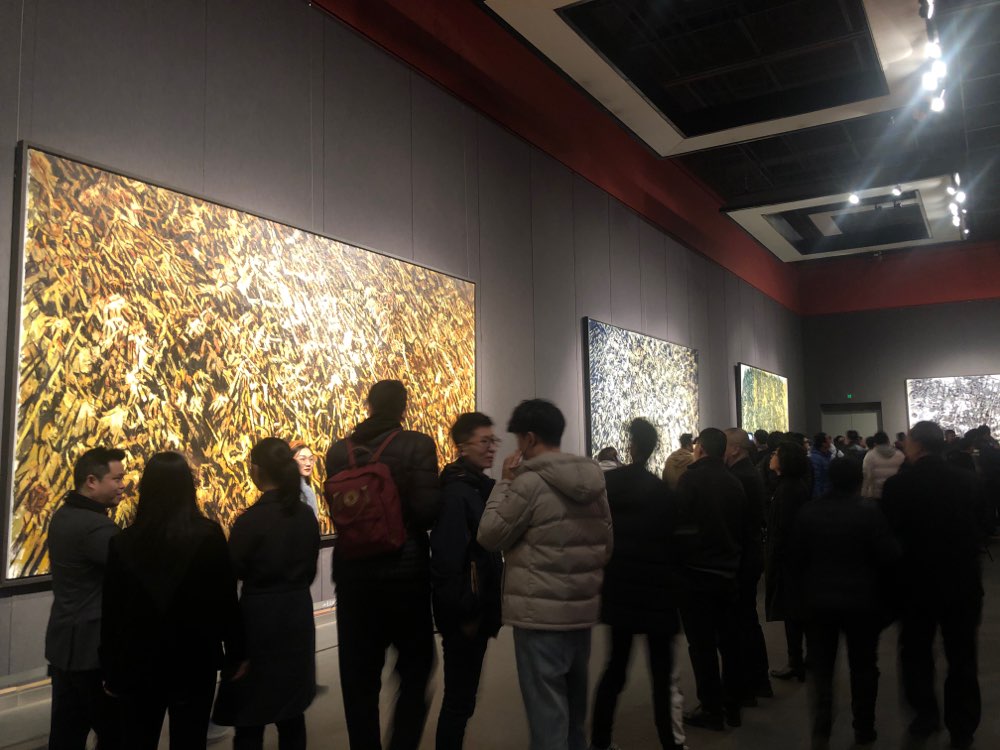 “葵颂——许江艺术展”在山东美术馆开幕