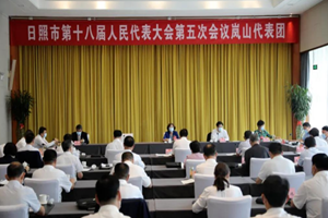 日照市委书记张惠参加岚山代表团审议时强调：以生态思维优化发展环境赢得未来