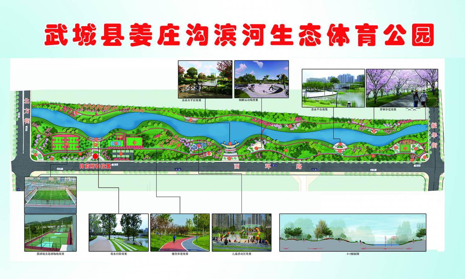 武城县城区生态水系提升暨姜庄沟滨河生态体育公园项目