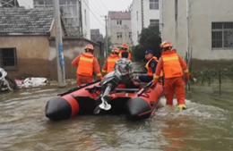 34秒丨驰援滁州抗洪一线！临沂消防救援支队营救遇险群众18人