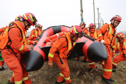 山东消防增援安徽滁州第三日 营救遇险群众291人