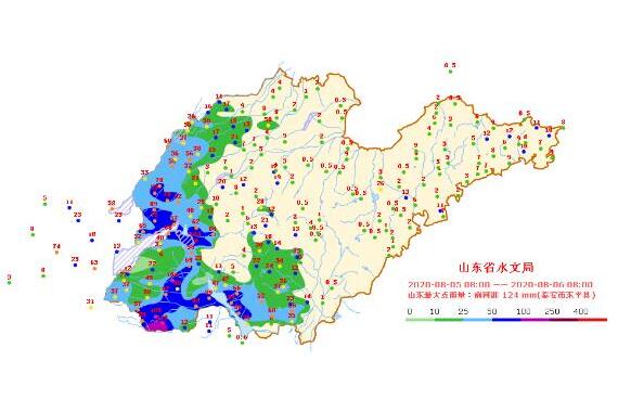 昨夜今晨济宁降水20.4毫米 降水量位列全省第四