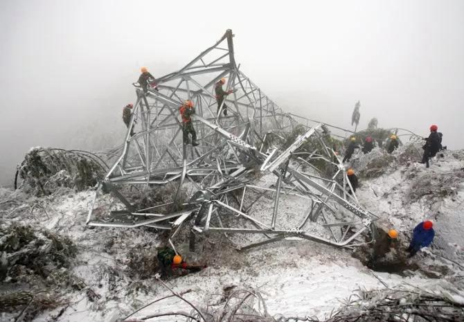 2008年初的雪灾,是我们永远忘不了的寒意.